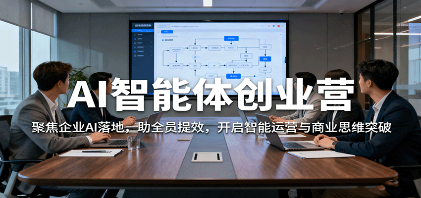 图片[1]客创社区-专注互联网轻资产资源整合与分享AI智能体创业营：聚焦企业AI落地，助全员提效，开启智能运营与商业思维突破客创社区-专注互联网轻资产资源整合与分享客创社区-专注互联网轻资产资源整合与分享